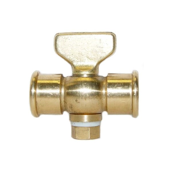 Engineered Specialty Products, Inc PIC Gauges 1/4" NPT Brass ShutOff Cock Gauge Valve, A10 A10